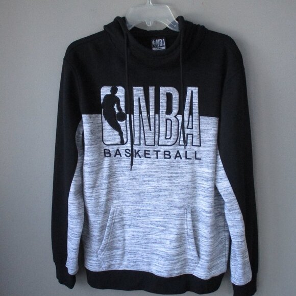 NBA Other - Mens NBA Basketball Gray Black Hoodie Size Small